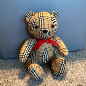 Burberry RARE Nova Check Thomas Bear 🧸Large size Highly Collectible🔥🐻 GUC